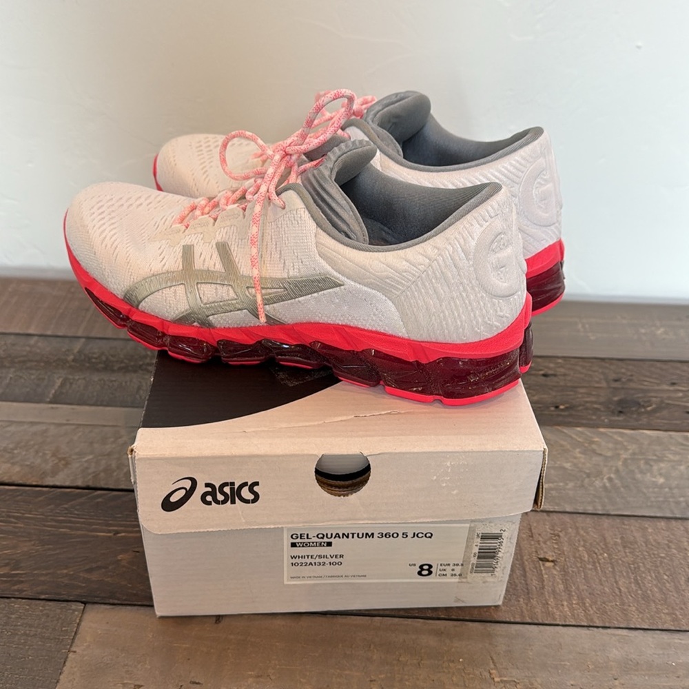Wmns Gel Quantum 360 5 Jacquard 'White Red'